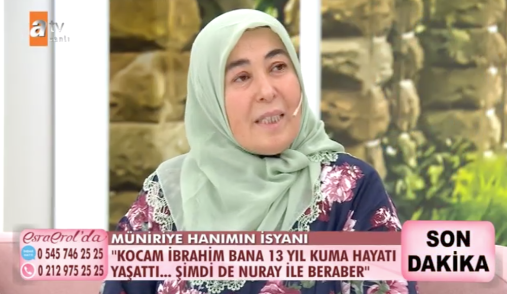 esra erol da muniriye abali kimdir muniriye abali olayi nedir ibrahim abali kimdir ibrahim abali olayi nedir